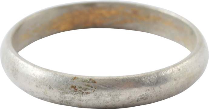 ANCIENT VIKING WARRIOR’S SILVER WEDDING RING, 850-1050 AD, SIZE 9 1/4 - Picardi Jewelers