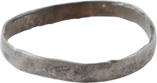 RARE SILVER VIKING WEDDING RING, 9th-11th CENTURY, SIZE 11 - Picardi Jewelry