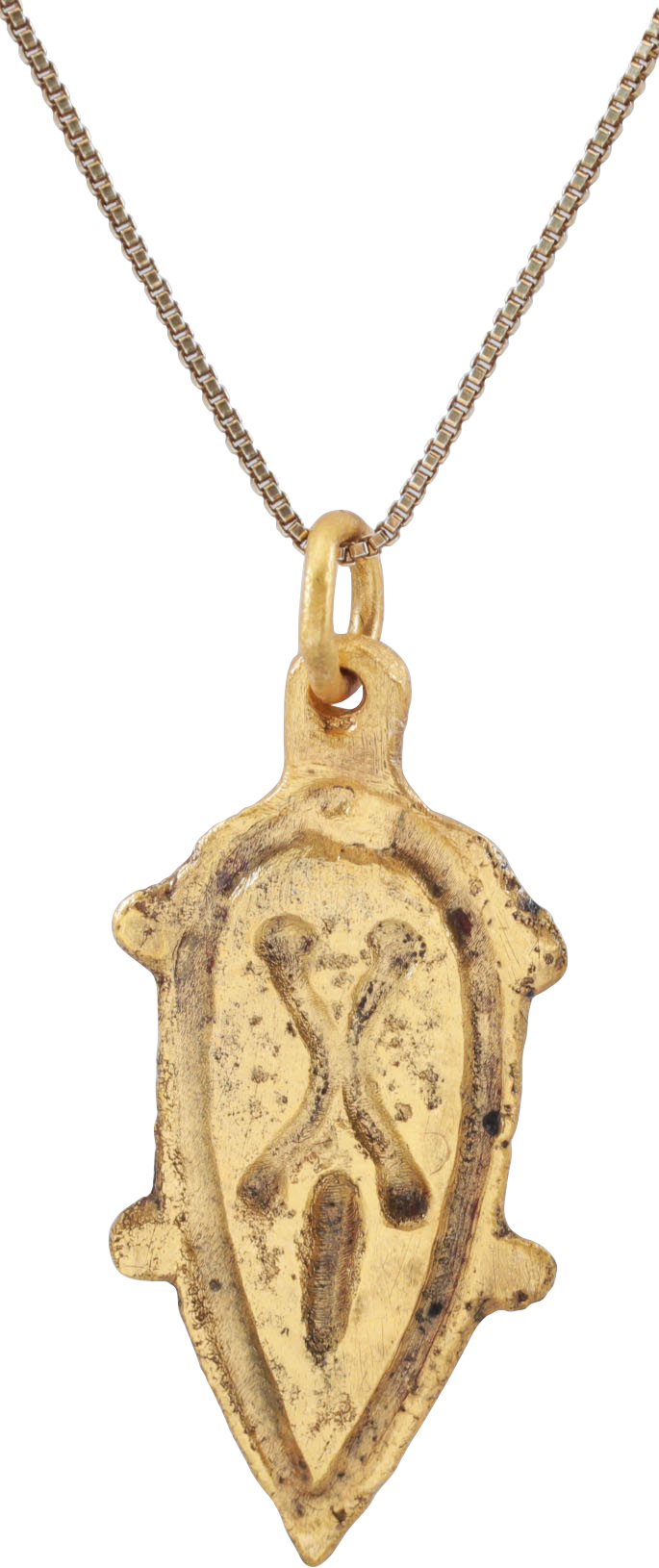 SCANDINAVIAN HEART PENDANT NECKLACE, 11th-12th CENTURY AD - Picardi Jewelers