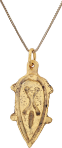 SCANDINAVIAN HEART PENDANT NECKLACE, 11th-12th CENTURY AD - Picardi Jewelers