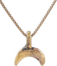 VIKING LUNAR PENDANT NECKLACE, C.900-1000 AD - Picardi Jewelry