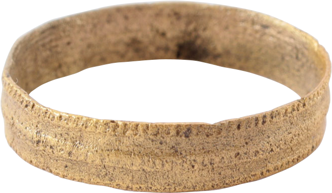 FINE VIKING WARRIOR’S WEDDING RING, 9th-11th CENTURY AD, SIZE 9 1/2 - Picardi Jewelry