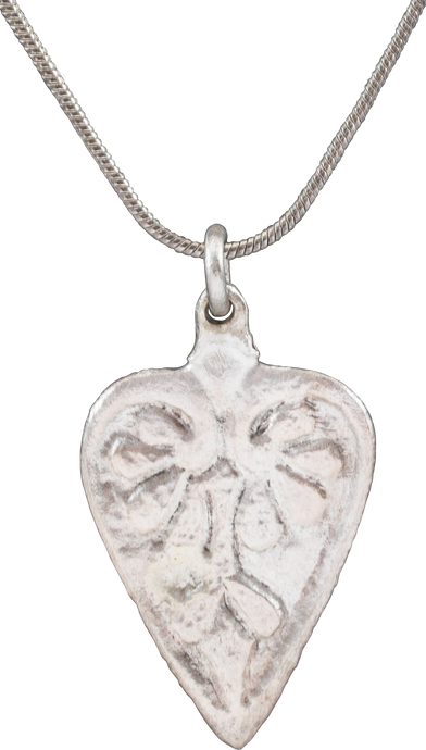 VIKING HEART PENDANT NECKLACE, C. 950-1050 AD - Picardi Jewelry