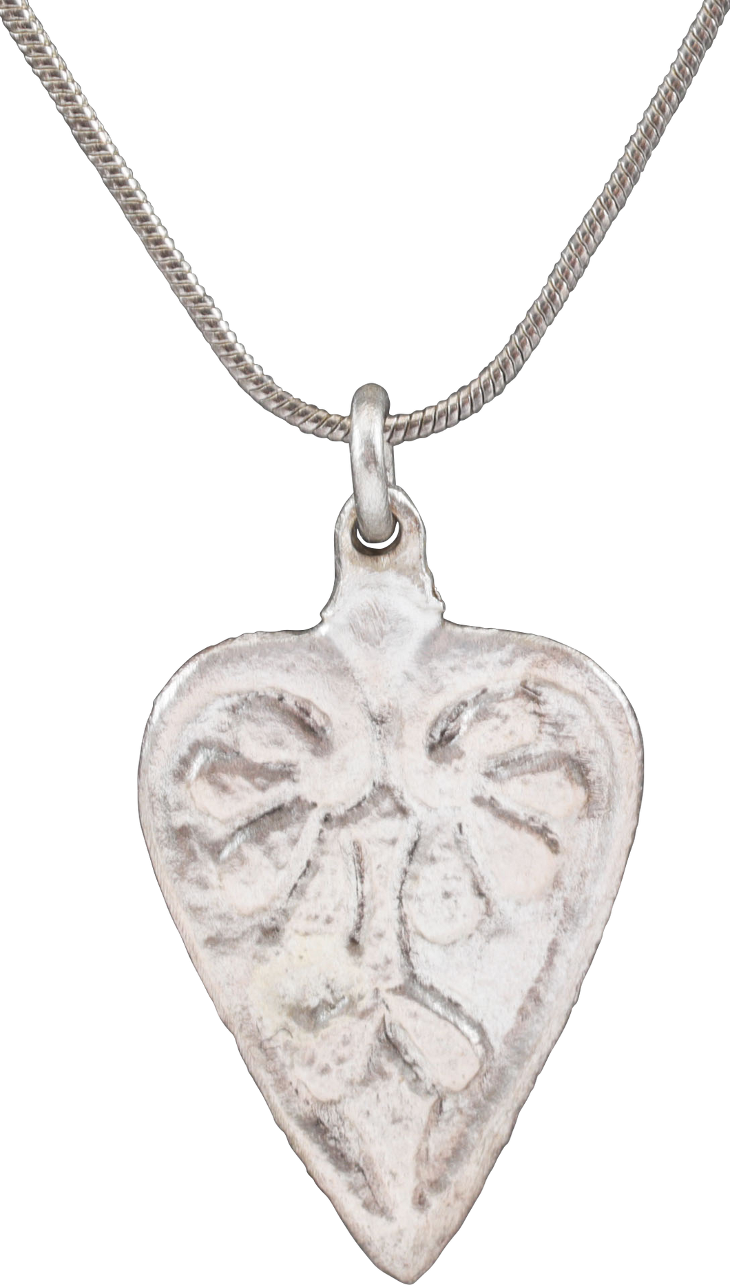 VIKING HEART PENDANT NECKLACE, C. 950-1050 AD - Picardi Jewelry