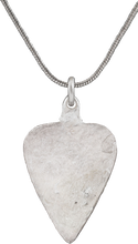 VIKING HEART PENDANT NECKLACE, C. 950-1050 AD - Picardi Jewelry