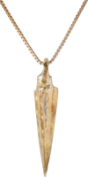 FINE GREEK WAR ARROWHEAD NECKLACE - Picardi Jewelry