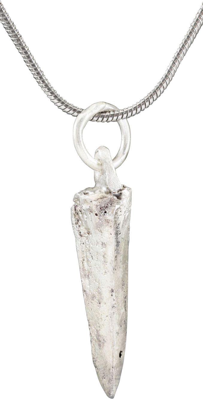 ROMAN TRIANGULAR ARROWHEAD NECKLACE, 100BC-100AD - Picardi Jewelry