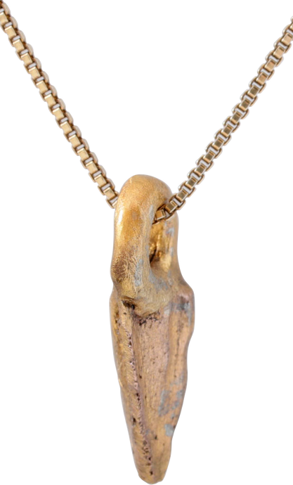 ROMAN ARROWHEAD PENDANT NECKLACE, C.100 BC - Picardi Jewelers