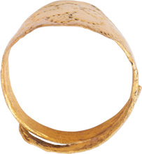 VIKING WOMAN WARRIOR'S SHIELD RING, C.800-1000 AD, SIZE 8 - Picardi Jewelry