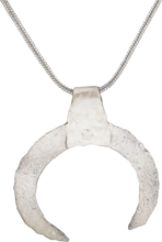 VIKING LUNAR PENDANT NECKLACE, 800-1050 AD - Picardi Jewelry