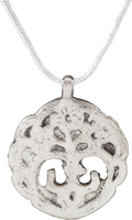 ROMAN SILVER TREE OF LIFE AMULET - Picardi Jewelry