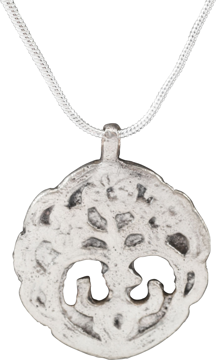 ROMAN SILVER TREE OF LIFE AMULET - Picardi Jewelry