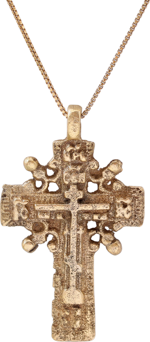 SPECTACULAR EASTERN EUROPEAN CROSS, 15TH-17TH CENTURY - Picardi Jewelry