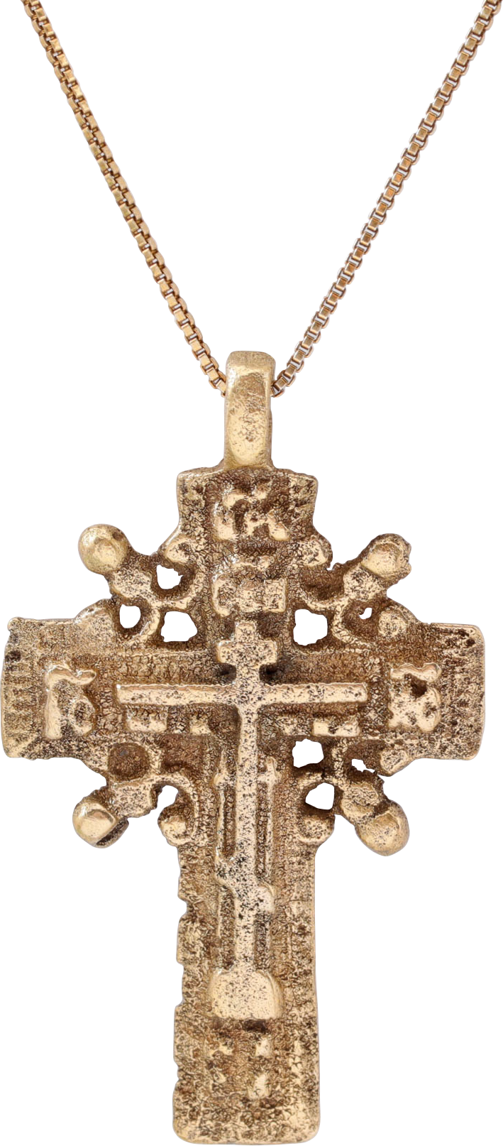 SPECTACULAR EASTERN EUROPEAN CROSS, 15TH-17TH CENTURY - Picardi Jewelry