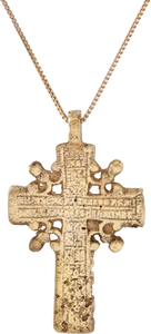 SPECTACULAR EASTERN EUROPEAN CROSS, 15TH-17TH CENTURY - Picardi Jewelry