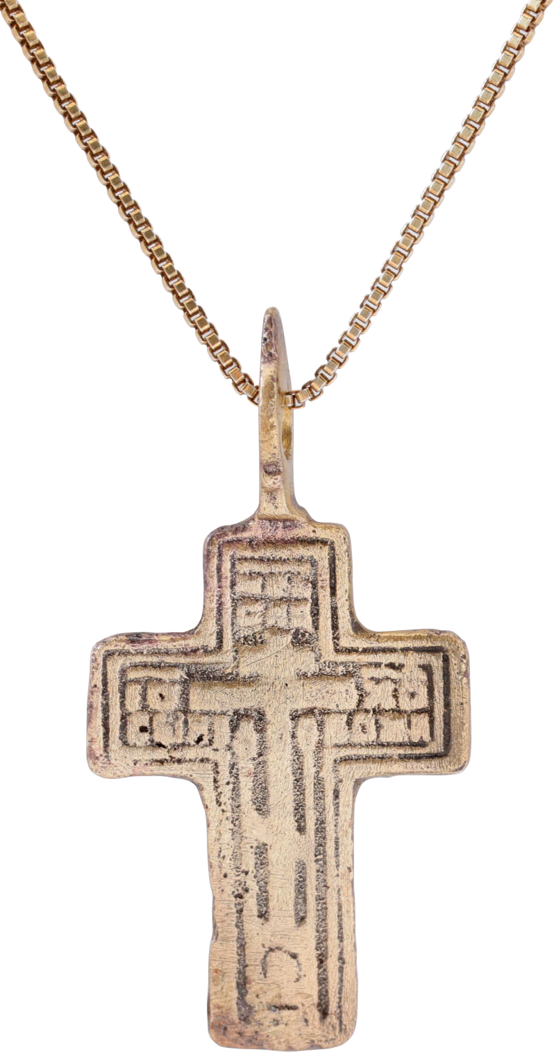 FINE EASTERN EUROPEAN CROSS NECKLACE - Picardi Jewelers