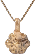 ROMAN WHEEL OF FORTUNE AMULET NECKLACE, 5TH-7TH CENTURY - Picardi Jewelry