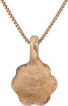 ROMAN WHEEL OF FORTUNE AMULET NECKLACE, 5TH-7TH CENTURY - Picardi Jewelry