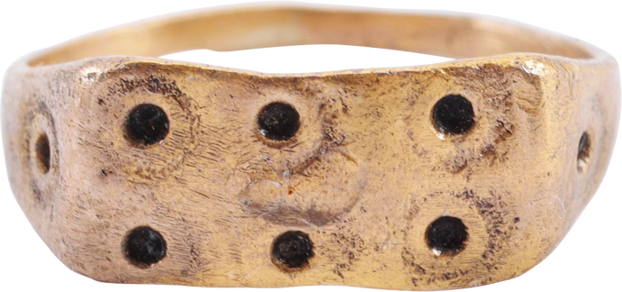MEDIEVAL EUROPEAN RING, SAXON, C.500-800AD, RING, SIZE 5 ½+ - Picardi Jewelry
