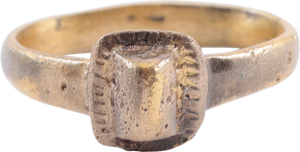 FINE ROMAN PROSTITUTE'S RING, C.100-300 AD, SIZE 6 ¼ - Picardi Jewelers