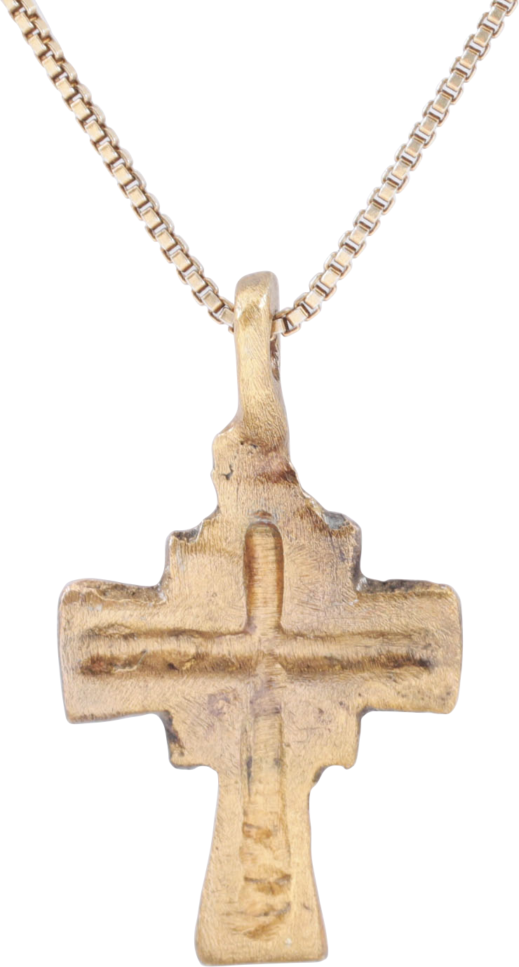 FINE EUROPEAN CROSS NECKLACE - Picardi Jewelry