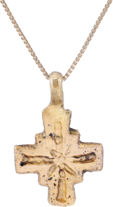 EUROPEAN PILGRIM'S OR CRUSADER’S CROSS - Picardi Jewelry
