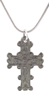 BYZANTINE CROSS NECKLACE, 6TH-9TH CENTURY AD - Picardi Jewelry