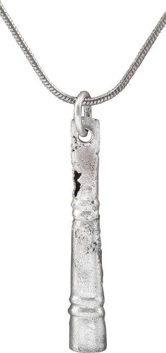 VIKING TUBULAR PENDANT NECKLACE, 9TH-11TH CENTURY AD - Picardi Jewelry