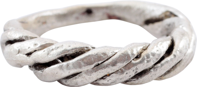 FINE LARGE VIKING WARRIOR’S RING, C.800-1000AD, SIZE 10 - Picardi Jewelry