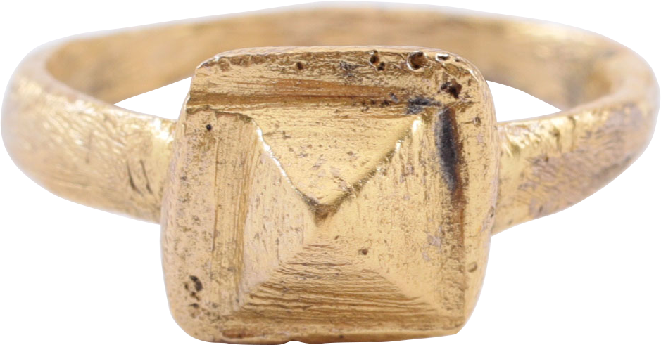 FINE ROMAN PROSTITUTE'S RING, C.100-300 AD, SIZE 4 3/4 - Picardi Jewelry