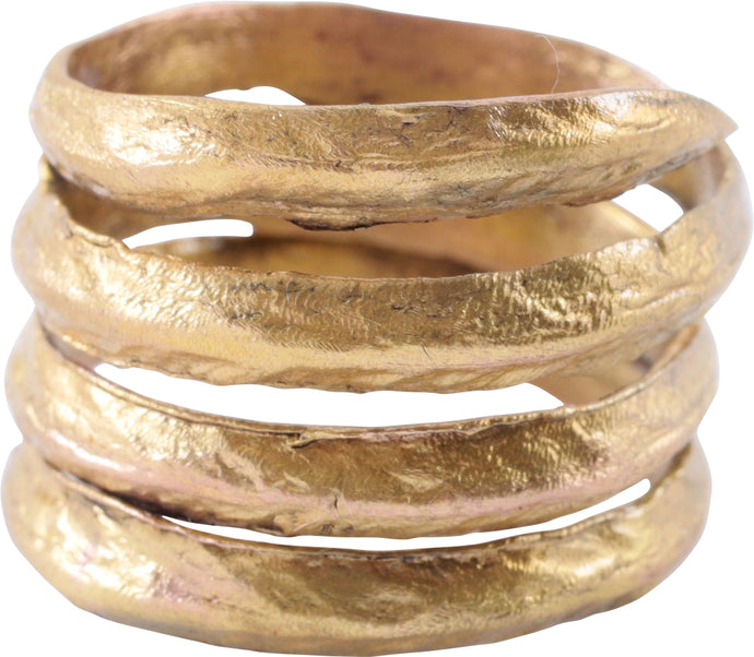 VIKING COIL RING, 9TH-10TH CENTURY, SIZE 10 - Picardi Jewelry