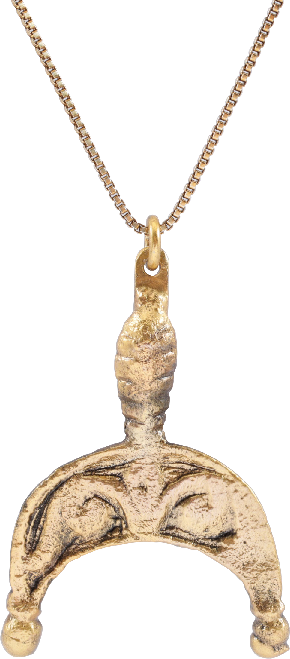 FINE VIKING LUNAR PENDANT NECKLACE, 9TH-10TH CENTURY AD - Picardi Jewelry