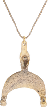 FINE VIKING LUNAR PENDANT NECKLACE, 9TH-10TH CENTURY AD - Picardi Jewelry