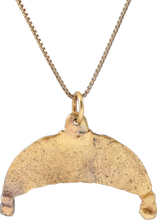 SUPERB VIKING LUNAR PENDANT NECKLACE, 9TH-10TH CENTURY AD - Picardi Jewelry