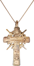 FINE LARGE EASTERN EUROPEAN CROSS, 17TH CENTURY - Fagan Arms