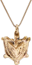 SCANDINAVIAN HEART PENDANT NECKLACE, C.1000-1200 AD - Picardi Jewelry