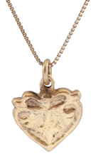 VIKING HEART PENDANT NECKLACE, 10TH-11TH CENTURY AD - Picardi Jewelry