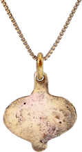 VIKING HEART AMULET NECKLACE, C.900-1050 AD - Picardi Jewelry