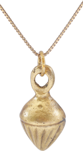 ANCIENT ROMAN SHELL PENDANT NECKLACE C.100-350 AD - Picardi Jewelry