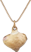 VIKING HEART PENDANT NECKLACE, C.950-1050 AD - Picardi Jewelry