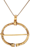 VIKING PROTECTIVE BROOCH, 850-1050 AD - Picardi Jewelry