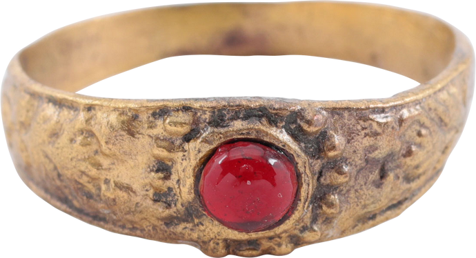 EUROPEAN BETROTHAL RING 16TH-17TH CENTURY SIZE 11 1/2 - Picardi Jewelry