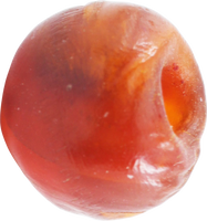 FINE VIKING CARNELIAN BEAD, 800-1050 AD - Picardi Jewelry