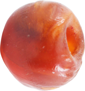 FINE VIKING CARNELIAN BEAD, 800-1050 AD - Picardi Jewelry