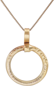 CELTIC PROSPERITY RING NECKLACE, C.400-100 BC - Picardi Jewelry