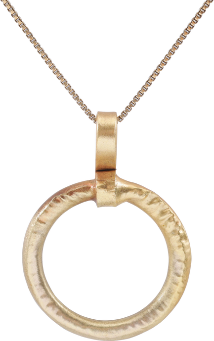 CELTIC PROSPERITY RING NECKLACE, C.400-100 BC - Picardi Jewelry
