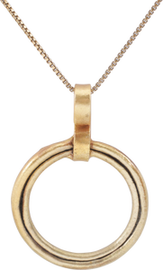 CELTIC PROSPERITY RING NECKLACE, C.400-100 BC - Picardi Jewelry