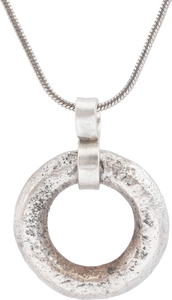 CELTIC PROSPERITY RING NECKLACE, C.400-100 BC - Picardi Jewelry