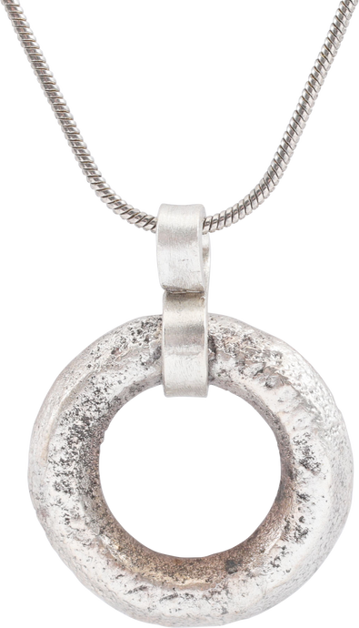 CELTIC PROSPERITY RING NECKLACE, C.400-100 BC - Picardi Jewelry