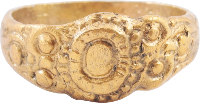 EUROPEAN BETROTHAL RING, 16TH-17TH CENTURY, SIZE 8 - Picardi Jewelry